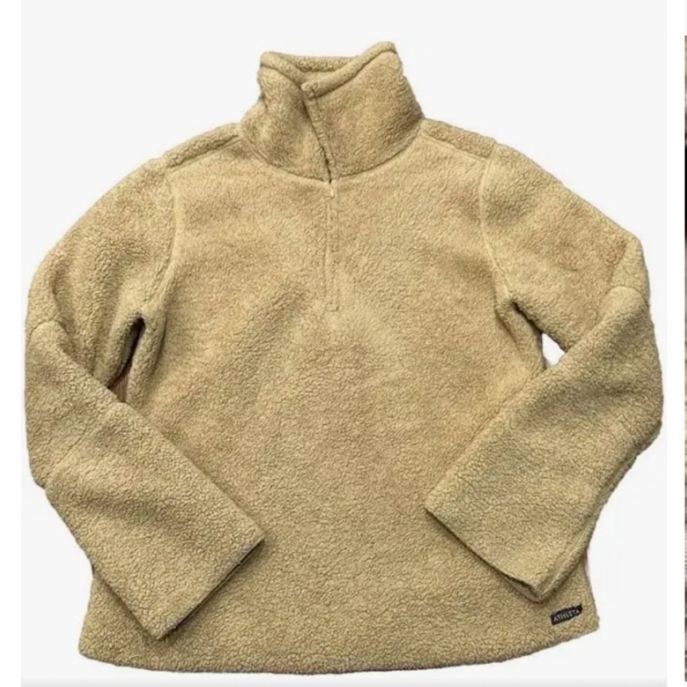 Athleta Half Zip Wuzzabear Pullover